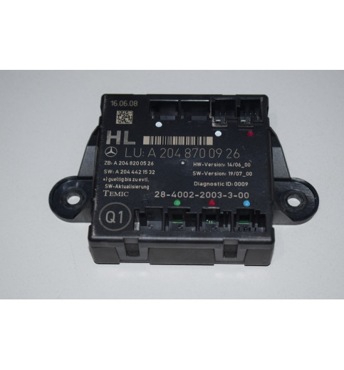 A2048700926 Mercedes W204 C Klasse Türsteuergerät hinten links  -0309-