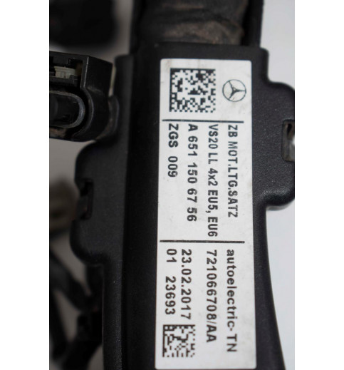 Mercedes Mercedes Vito W447 OM651 Motorkabelbaum A6511506756 A6510104422 -0327- Kabel, Kabelbäume & Steckverbinder