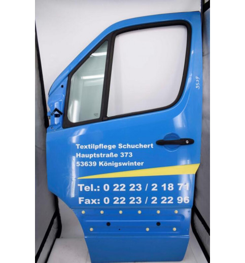 Mercedes-Benz Mercedes Sprinter W906 VW Crafter Tür Fahrertür vorne links Blau -3539- Türen & Türenbleche