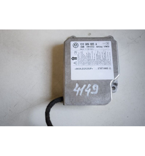VW  Airbagsteuergerät Steuergerät 1C0909605A -4149-