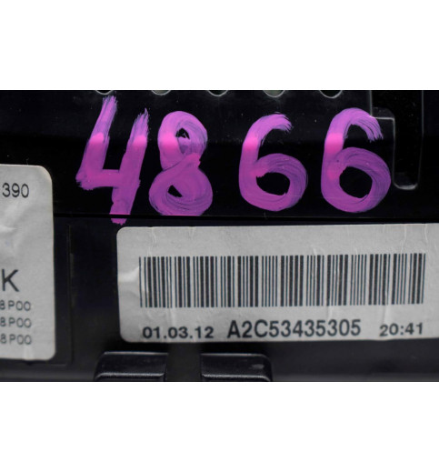 Mercedes-Benz Mercedes W204 Tacho Kombiinstrument A2049004108 A2C33221600 -4866- Kombiinstrumente