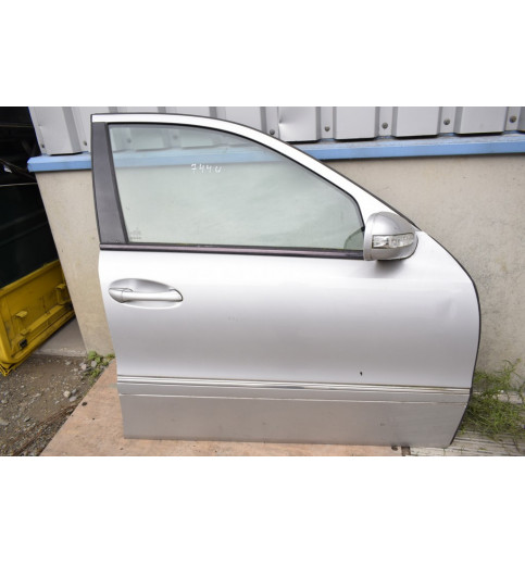 Mercedes W211 Tür Vorne Rechts Limusin Silber ohne Spiegel und TürPappe  -5440-