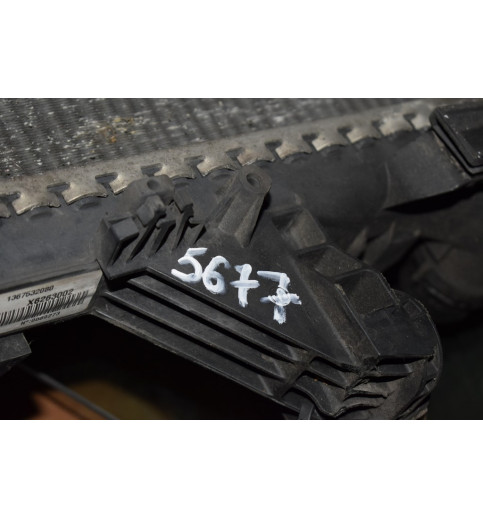 1366910080 1367532080 Fiat Ducato Wasserkühler mit Ventilator komplett  -5677-