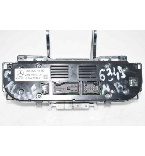 Mercedes-Benz Mercedes W204 Klimabedienteil A2048304190  -6349- Schalter, Kontrollelemente & Zündschlösser