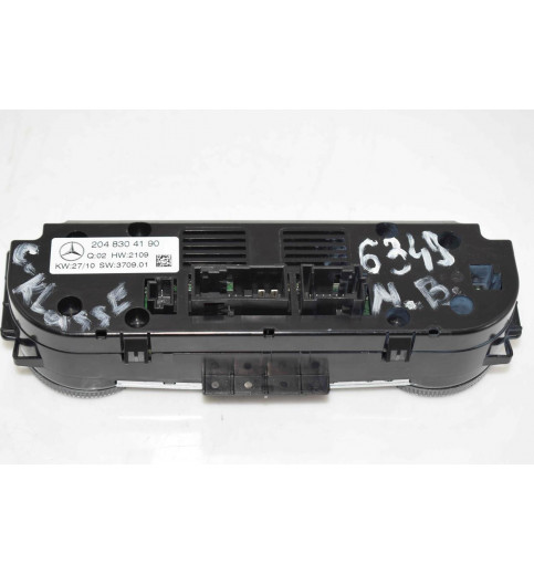 Mercedes-Benz Mercedes W204 Klimabedienteil A2048304190  -6349- Schalter, Kontrollelemente & Zündschlösser