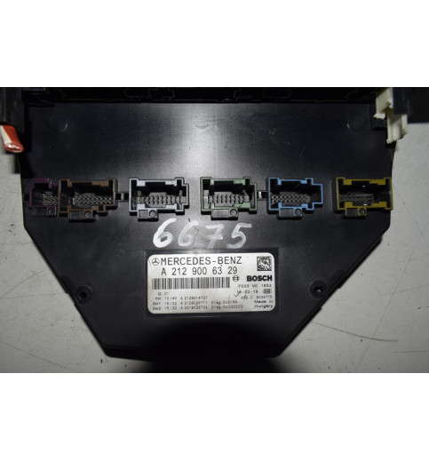 A2129006329 Mercedes W212 E-Klasse Sicherungskasten SAM Modul  -6675-