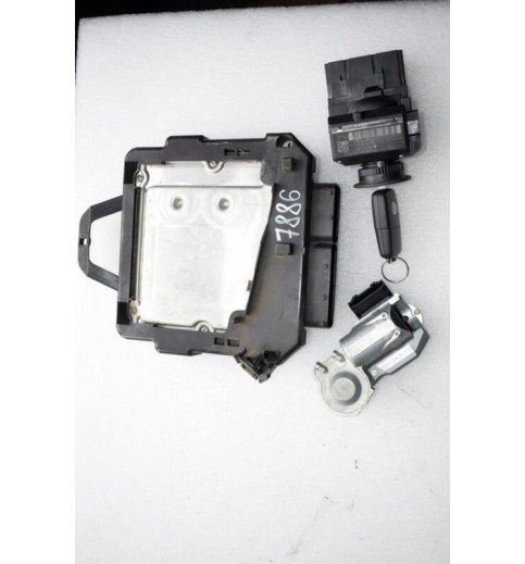 Volkswagen VW Crafter SET ECU  03L906012C 2E0905843D 0281017660 A0009000400  -7886- ECUs & Steuergeräte