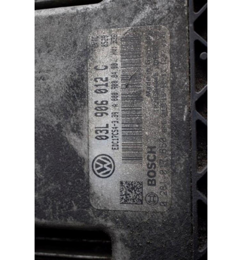 Volkswagen VW Crafter SET ECU  03L906012C 2E0905843D 0281017660 A0009000400  -7886- ECUs & Steuergeräte