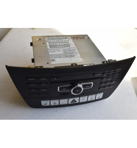 Mercedes-Benz Mercedes W204 Radio A2049001108 2049012203 2049051002 1729023003 -7936- Kombi- & Cockpit-Instrumententeile