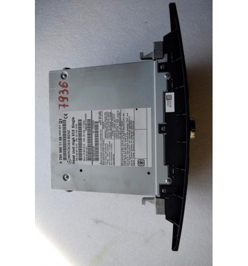 Mercedes-Benz Mercedes W204 Radio A2049001108 2049012203 2049051002 1729023003 -7936- Kombi- & Cockpit-Instrumententeile