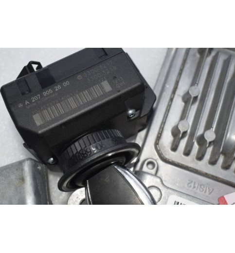 Mercedes-Benz Mercedes W204 SET ECU A6519007401 A6519011801 A2079052600 -7948- ECUs & Steuergeräte