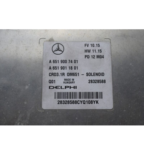 Mercedes-Benz Mercedes W204 SET ECU A6519007401 A6519011801 A2079052600 -7948- ECUs & Steuergeräte