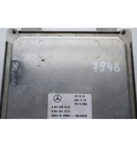 Mercedes-Benz Mercedes W204 SET ECU A6519007401 A6519011801 A2079052600 -7948- ECUs & Steuergeräte