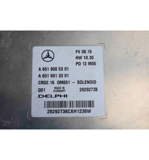 Mercedes-Benz Mercedes W204 SET ECU A6519005301 A6519013301 A2075450108  -8338- ECUs & Steuergeräte