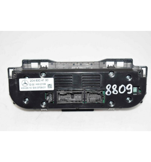 Mercedes-Benz Mercedes W204 Klimabedienteil A2048304190  -8809- Schalter, Kontrollelemente & Zündschlösser