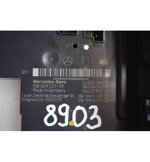 A2049005201 Mercedes C-Klass Sam Sicherungskasten Zentralelektrik  -8903-