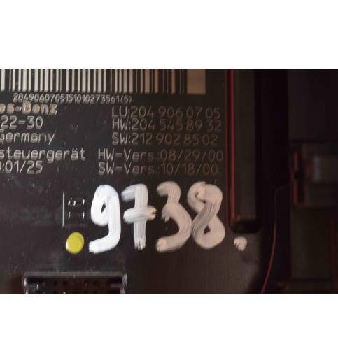 A2049060705 Mercedes C-Klass Sam Sicherungskasten Zentralelektrik  -9738-