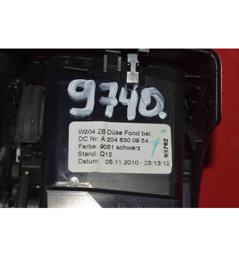 A2048300954 Mercedes  W204 Mittelkonsole hintere Entlüftungsdüse   -9740-