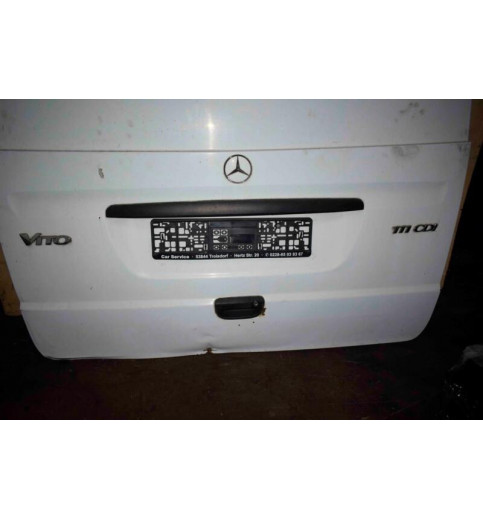 Mercedes-Benz Mercedes Vito W639 Heckklappe Weiß ohne Schloss -10063- Kofferraum- & Heckklappen