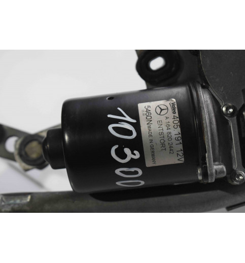 A1648202442 Mercedes ML W164 Wischergestänge Wischermotor vorne  -10300-