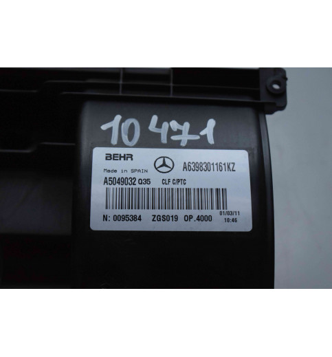 Mercedes-Benz A6398301161 Mercedes W639 Gebläsemotor Deckel -10471- Gebläsemotoren & -räder