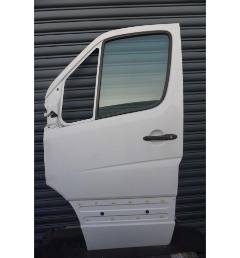 Mercedes-Benz Mercedes Sprinter W906 VW Crafter Tür Vorne Links Weis -10847- Türen & Türenbleche