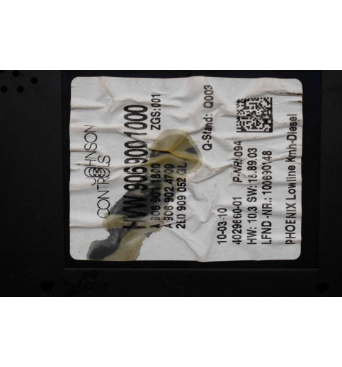 VW VW Crafter Tacho Kombiinstrument HVW9069004700 2E0920846C  -10877- Kombiinstrumente
