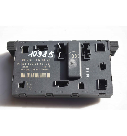 A6398200326 Mercedes Vito W639 Türsteuergerät  Steuergerät Tür rechts  -10985-