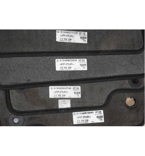 Mercedes-Benz Mercedes ML W164  Tepiche 1646804848 1646804748 1646801048 1646800948 -10946- Fußmatten, Teppiche & Laderaumwannen