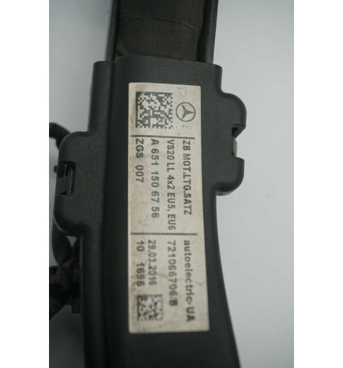 Mercedes Mercedes Motorkabelbaum  A6511506756 A6510104422 -11227- Kabel, Kabelbäume & Steckverbinder