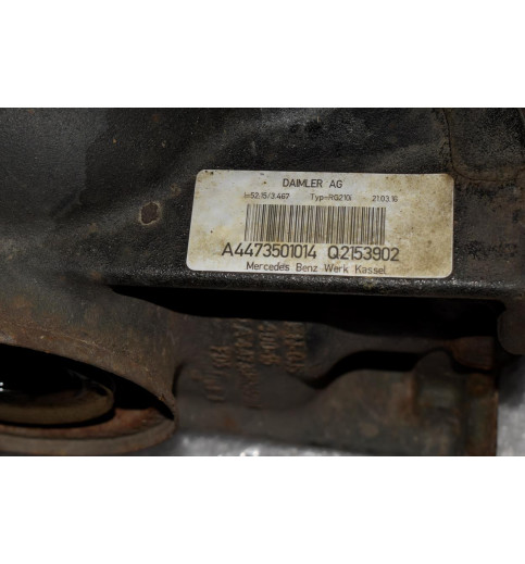 Mercedes Mercedes Vito W447 Differential Hinterachsgetriebe 52:15, 3.467  4473501014 Differentialgetriebe