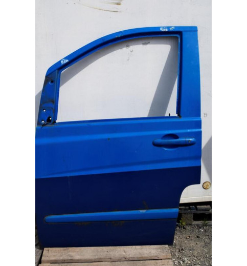 Mercedes Vito W639 Tür Vorne Links Blau ohne Glas -11342-