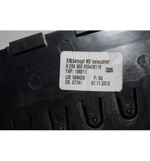 A2048306154  Mercedes W204 Luftdüse mitte Lüftungsgitter  -11455-