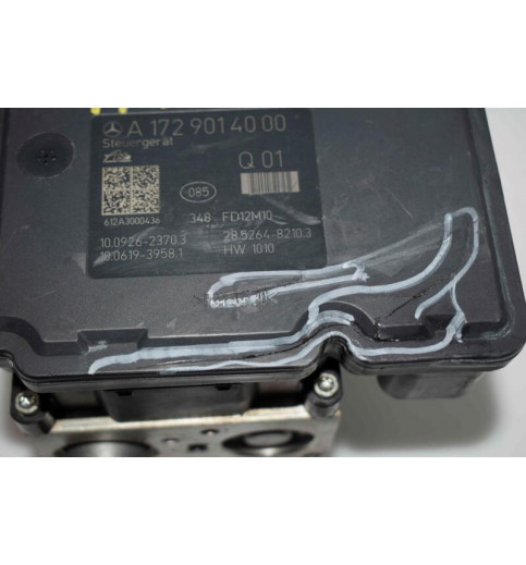 Mercedes-Benz Mercedes W204 ABS Plastik Ist Deffekt A1724314212  A1729014000 -11469- ABS & ESP-Hydraulik