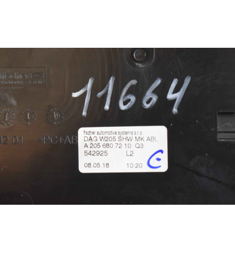 A2056807210 Mercedes W205 C-Klasse Aschenbecher Ablagefach -11664-