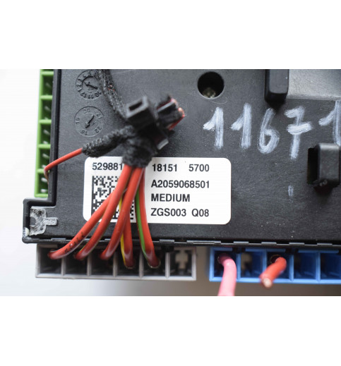 A2059068501 Mercedes C-Klass Sicherungskasten  -11671-