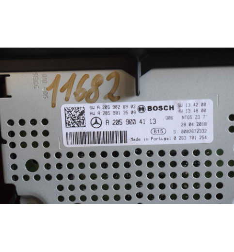 A2059004113 A2059026902 Mercedes W205 C-Klasse  Display Bildschirm -11682-
