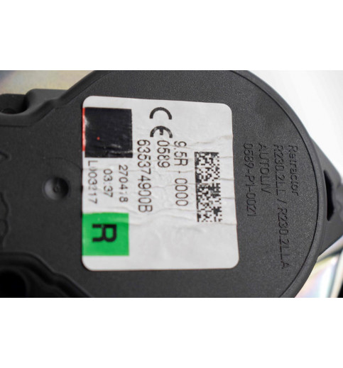 Mercedes-Benz Mercedes W205 Sicherheitsgurt Vorne Rechts 635374900B 95R000 2058600285 -11690- Sicherheitsgurte & Teile
