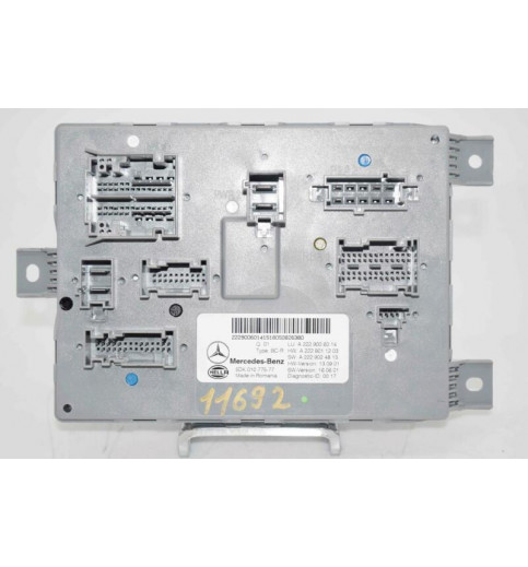 Mercedes-Benz Mercedes SAM Modul  A2229006014 2229011203 2229024813 -11692- ECUs & Steuergeräte