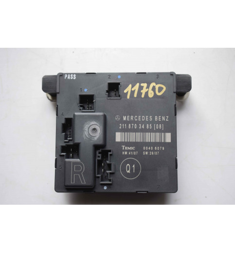 A2118703485 Mercedes W211 E-Klasse Türsteuergerät Hinten Rechts  -11760-