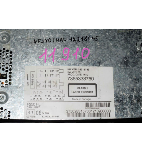 Fiat Ducato,Boxer,Jamper Radio 7355375430  -11910- Autoradios