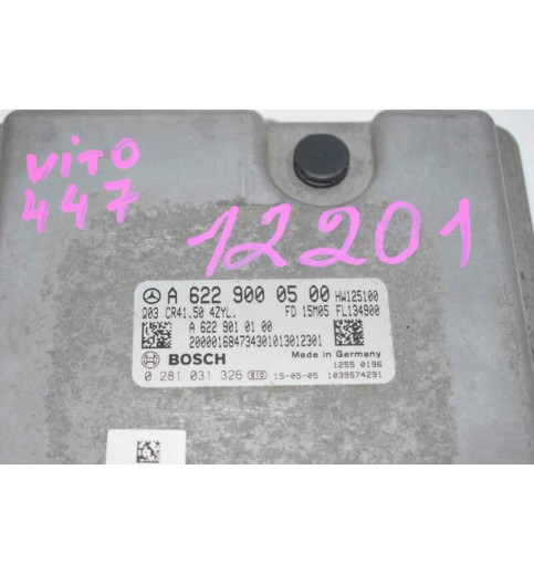 Mercedes-Benz Mercedes Vito W447 SET ECU A6229000500 0281031326 A4479003519 0265260998 -12201- ECUs & Steuergeräte