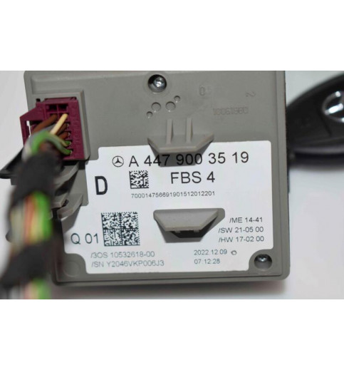 Mercedes-Benz Mercedes Vito W447 SET ECU A6229000500 0281031326 A4479003519 0265260998 -12201- ECUs & Steuergeräte