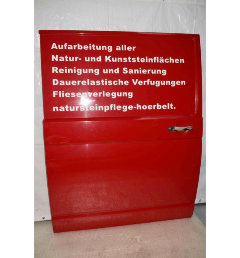 Volkswagen VW T5 Tür Schiebetür Rechts Rot  -12623- Türen & Türenbleche