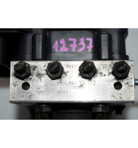 Mercedes-Benz Sprinter W906 ABS Hydraulikblock Steuergerät A9069001902  0265244123 -12737- ABS & ESP-Hydraulik