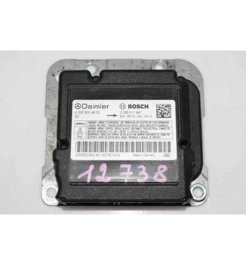 Mercedes-Benz Mercedes Sprinter W906 Airbagsteuergerät A0009004802 0285011847 -12738- ECUs & Steuergeräte