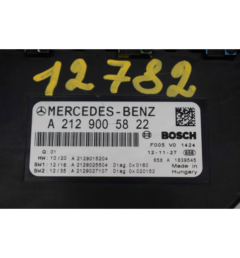 Mercedes Benz Mercedes W204 Modul Relais Sicherung A2129005822 A2129015204 -12782- Relais