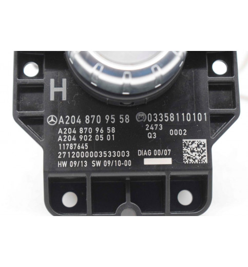 Mercedes-Benz Mercedes W204 Kontroller Drehschalter A2048709558 2048709658 2049020501 -12784- Schalter, Kontrollelemente & Zündschlösser