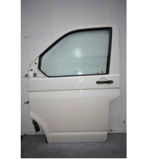 VW T5 Tür Fahrertür vorne links Weiß ohne Türriff,Glass,Fensterheber -12809-