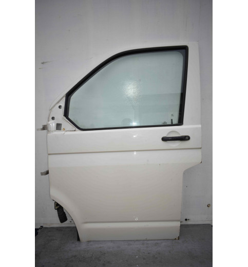 VW T5 Tür Fahrertür vorne links Weiß ohne Türriff,Glass,Fensterheber -12809-